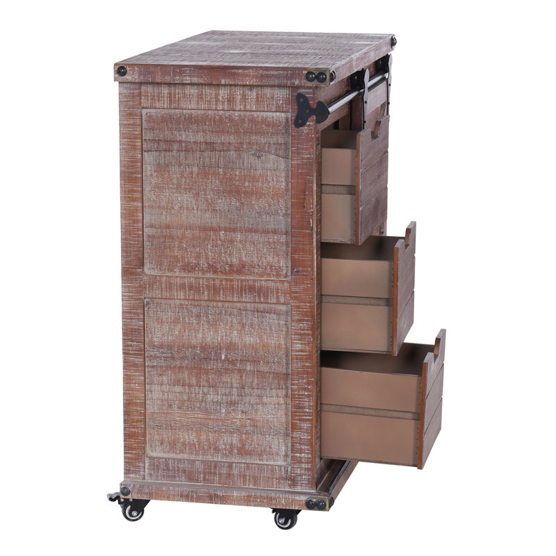 Rooker 3 -Drawer Accent Cabinet