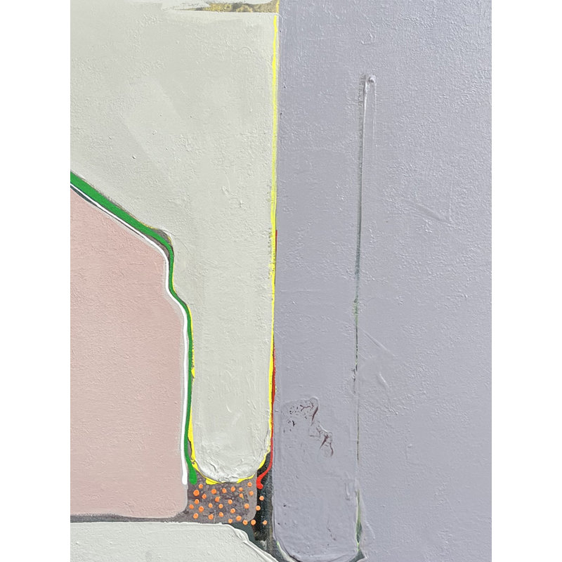 Mur cassé | Acrylique sur toile | Par Manjunath Honnapura