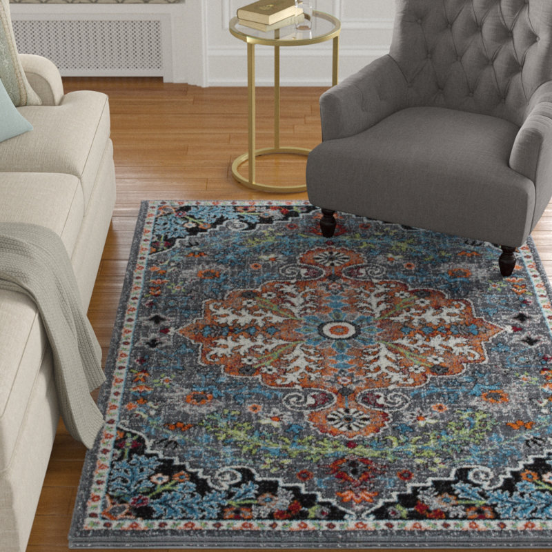 Oriental Indoor Rug, Rectangle 5' x 7'