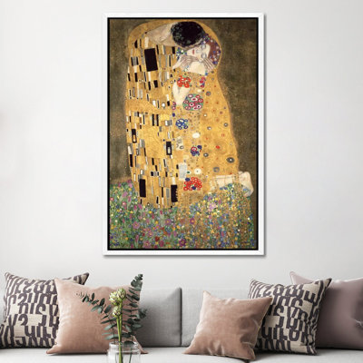 Der Kuss by Gustav Klimt - Painting on Canvas