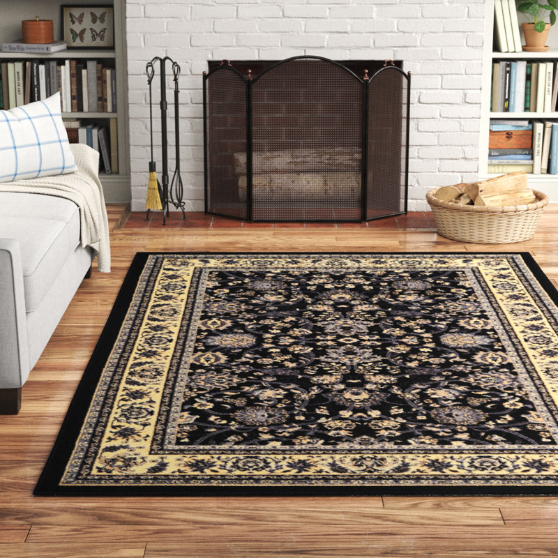 Hanan Floral Indoor Rug, Rectangle 4'1" x 6'1"