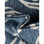 Tapis bleu contemporain Azilynn-598099877