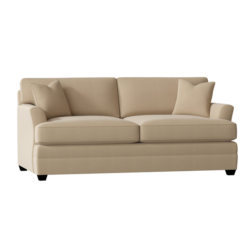Harriss Upholstered 76'' Sofa, Bayou Stone Canvas