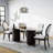 Tralyn Oval Glass Top Dining Table