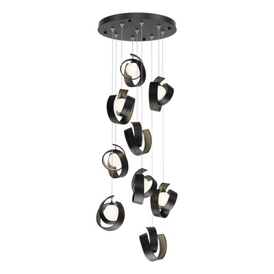 Luminaire suspendu géométrique à 9 lumières Riza