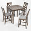 Ensemble repas à hauteur de comptoir pour 4 personnes-1938945677