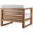 Upland Teak Left Arm Patio Chair
