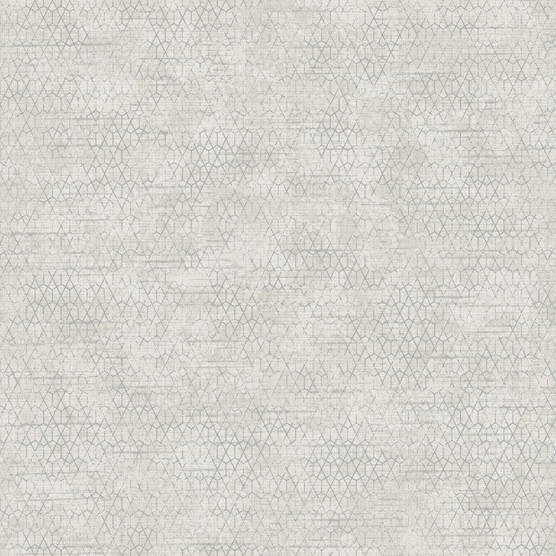Rouleau de papier peint L 33 pi x l 20,9 po Aubriella Gridline, Crème