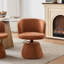 Tabouret de bar pivotant à 360 ° à hauteur réglable, chaise de salle à manger rembourrée en chenille moderne et fauteuil de coiffeuse ergonomique