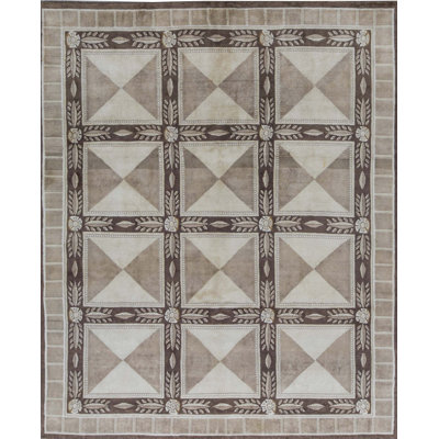 One-of-a-Kind 8'2" X 9'10" Wool Area Rug in