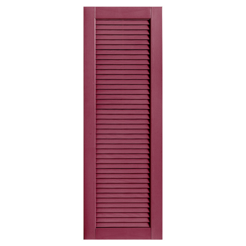 Paire de volets à persiennes droites, 48 po, 16 po, Baie