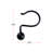 Ball Steel Shower Curtain Hooks-50055107