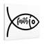 Faith Fish - Wrapped Canvas Print-783873256