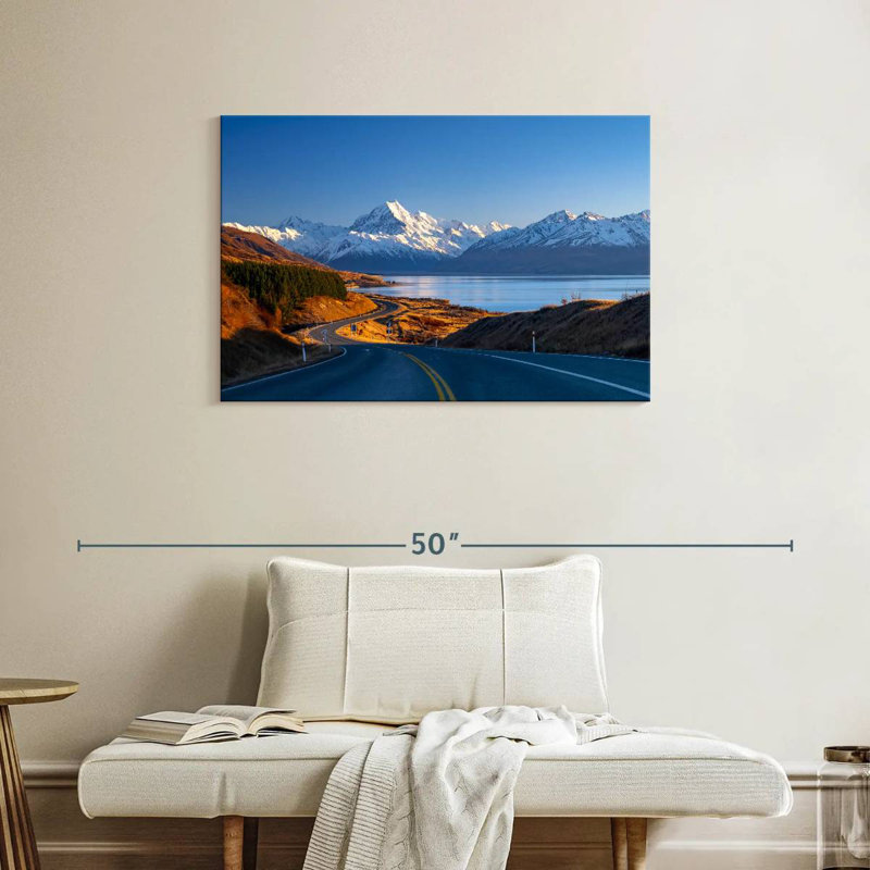Mehar Pukaki Lakeside Road, 24" H x 36" W