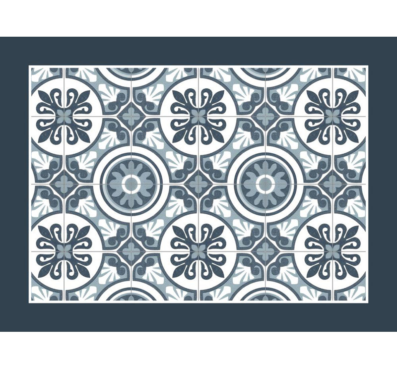 Flint Vinyl Abstract Rectangle Placemat