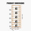 60cm W Nan Bamboo Shelving Unit