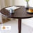 Walnut Round Solid Wood Dining table