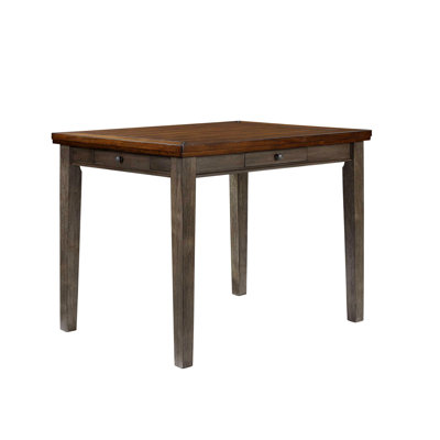 Table de salle à manger 4 tiroirs à hauteur de comptoir 4 tiroirs