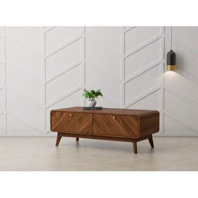 Akelius Four Leg Coffee Table with Storage