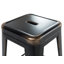 Redcar Counter Stool with Metal Frame-434576458-434570543