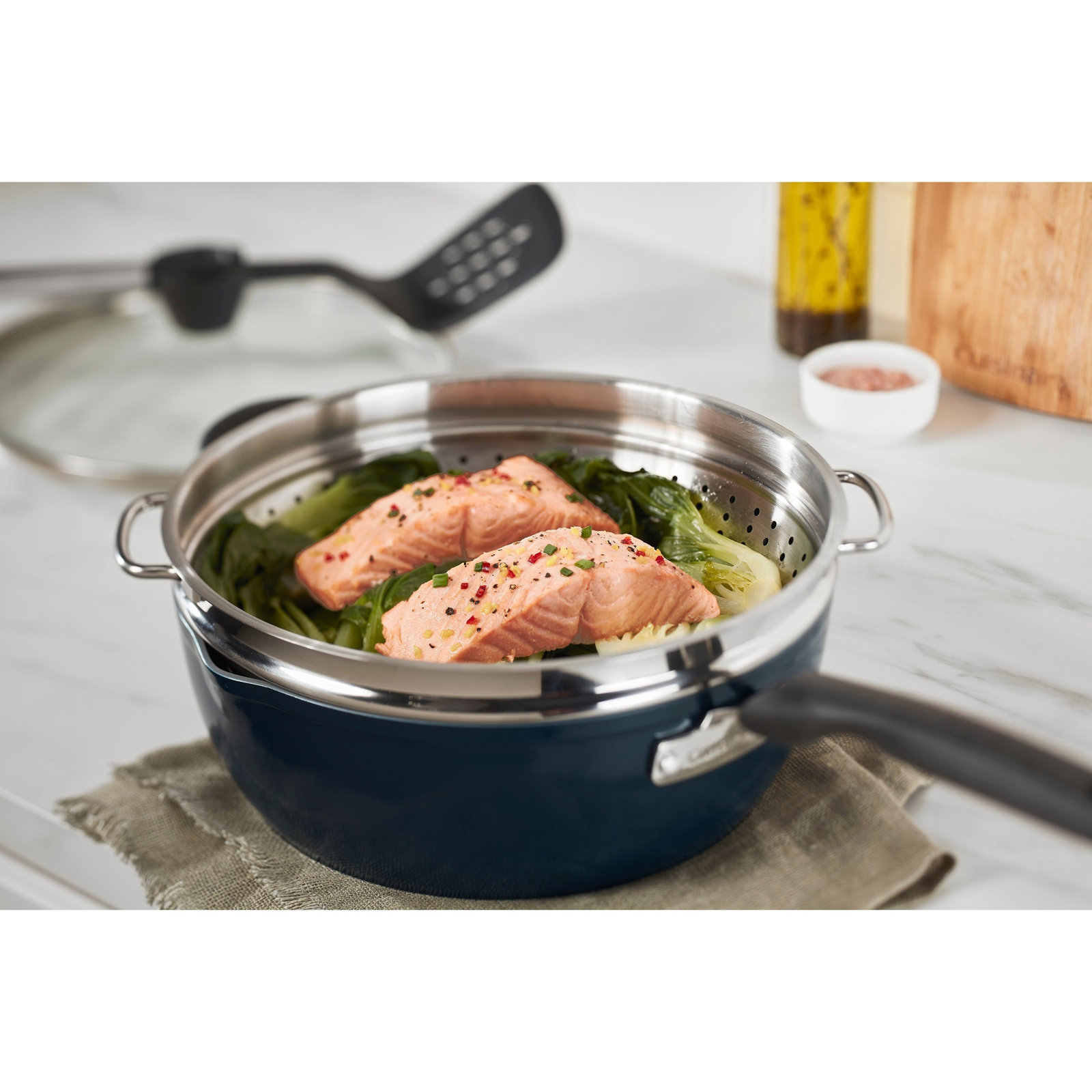 Cuisinart Preferred 4-Piece Pan Set, Navy