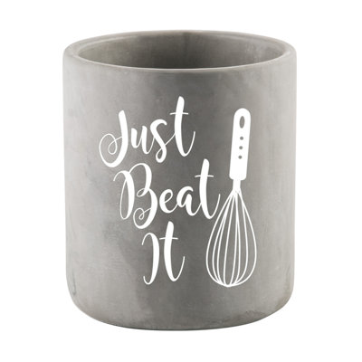 Ceramic / Porcelain Round Utensil Crock
