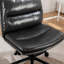 Fauteuil pivotant gris 360° - Hauteur réglable, siège fiable pour la maison/le bureau, pivotant.