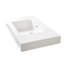 Lavabo de salle de bain rectangulaire en pierre de granite composite de 35,8 po Ablitas-99329082
