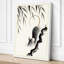 Squirrels Among Willow Japandi - Wrapped Canvas-2017540346-2017540351