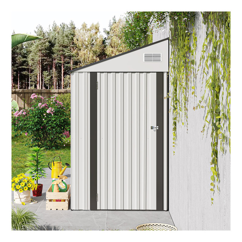Campcraft Optional Two-Color Storage Shed, Single Hinge Door, Solid Structural Design, Good Ventilation, Surface With Protective Film, And Suitable For Various Scenarios