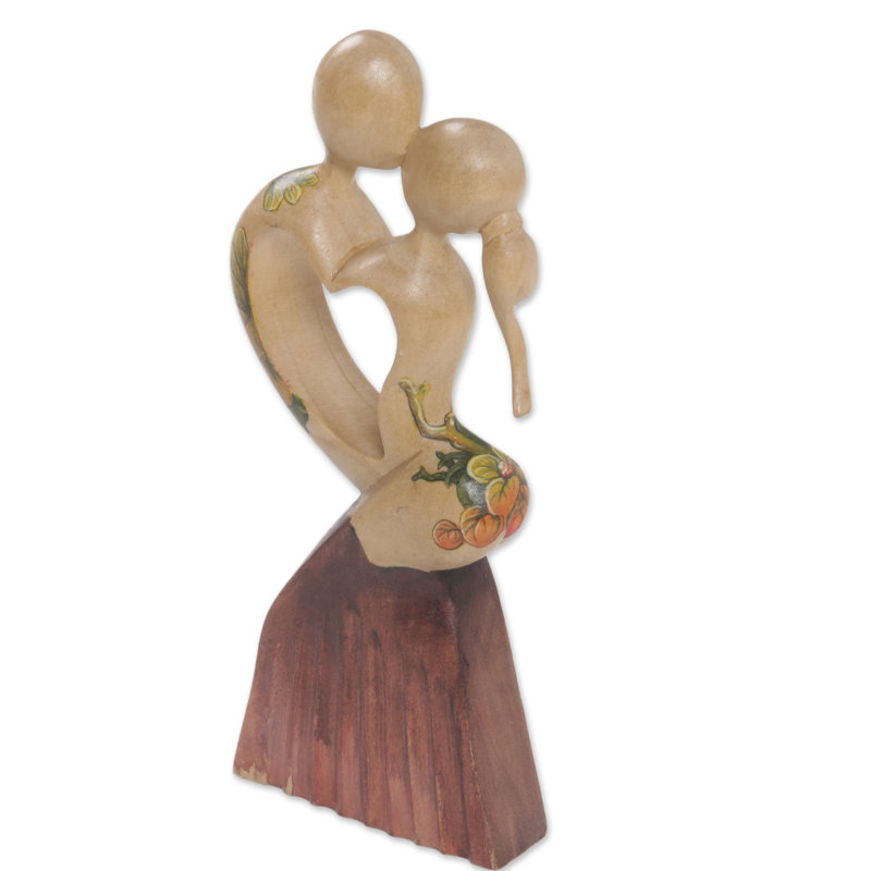Figurine en bois à danse d’amour