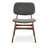 Modholic Charlie Dining Chair, Charcoal Gray (Set Of 2)-1203859894