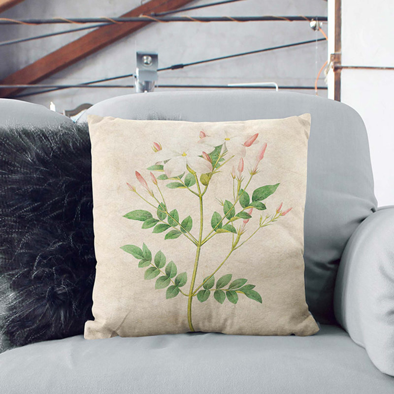 Square Throw Cushion, Black, 40cm H x 40cm W x 15cm D