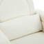 Chaise berçante en velours blanc crème Carden