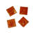 Set Of 4 Square Coasters Resin Dia 3.9"-1332902922
