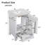 Meuble-lavabo moderne de 20 pouces avec lavabo en céramique, tiroirs et portes à fermeture douce et support de rangement intérieur à deux niveaux, blanc-1046038868-1046038869