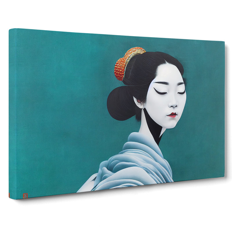 Stunning Geisha - Wrapped Canvas