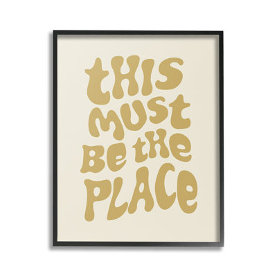 «Must be the place», estampe numérique par Victoria Barnes