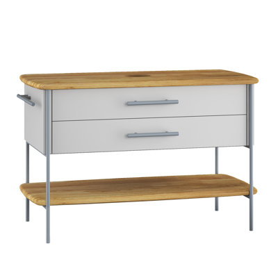 Gehlert 113cm W Freestanding Single Bathroom Vanity Base Only