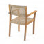 Ensemble de 2 chaises de salle à manger Amaris avec détails en osier pour plus de confort et de style