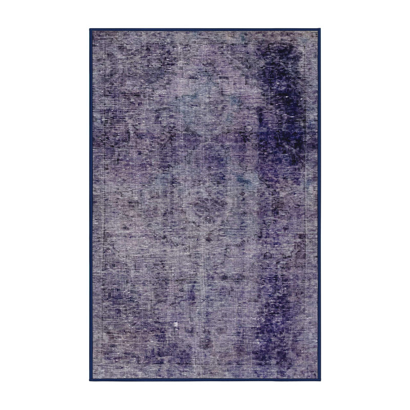 Tapis abstrait à motif abstrait moderne, Rectangle 7 pi x 10 pi