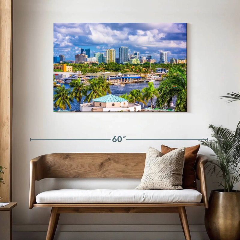 Skyline de Kavia Fort Lauderdale, H 30 po x l 45 po
