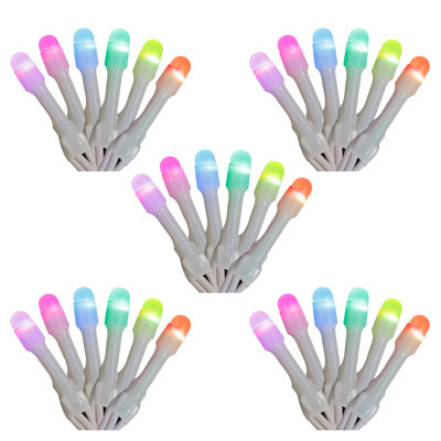 Indoor / Outdoor 50 - Bulb 84 in. Plug-in LED Wide Angle LED String Light