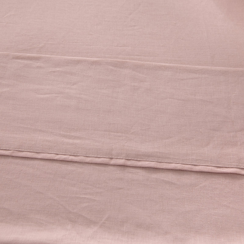 Stone Washed Pure Linen Sheet Set, Fitted Sheet 16" Pocket, King Case Pack + 1 Fitted Sheet + 2 Pillowcases, Natural