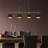 Athalla 4-Light Kitchen Island Linear Pendant Light