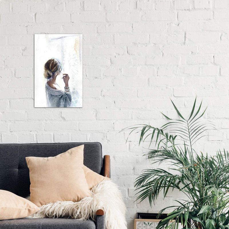 By The Window - Wrapped Canvas Painting, 101.6 cm H x 66.04 cm W x 1.91 cm D