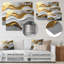 Tanya VI - art mural moderne vagues en métal-1008385875