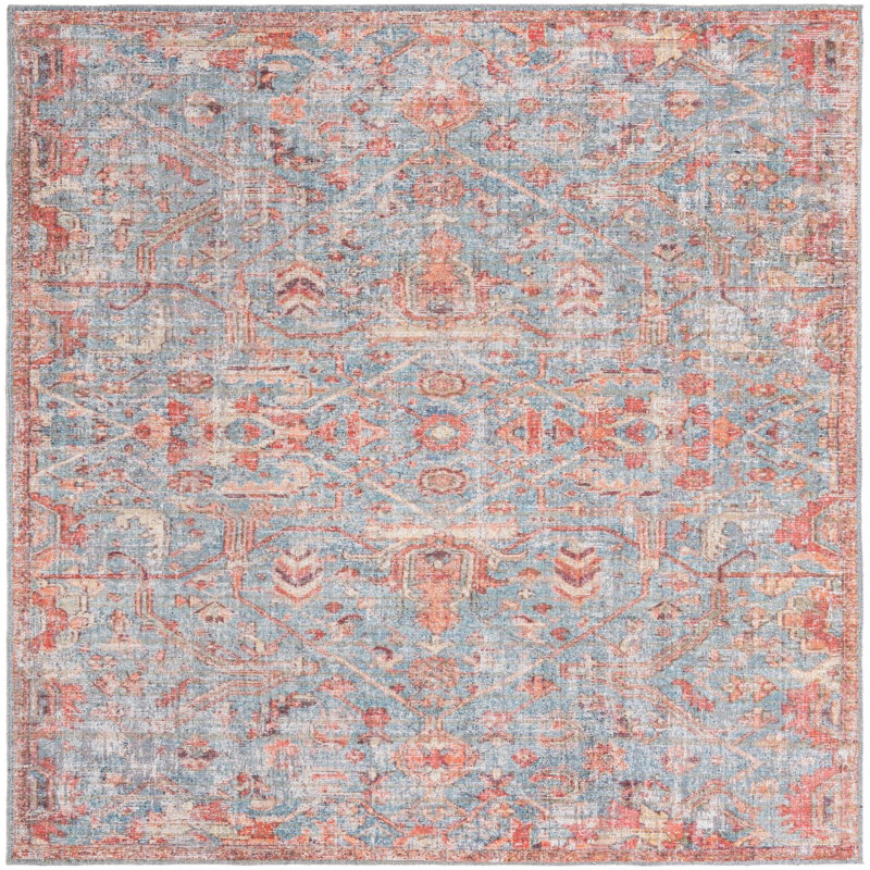 Guzik Chenille Indoor Rug, Square 5'3"