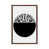 Classic Brown Wood Floater Framed