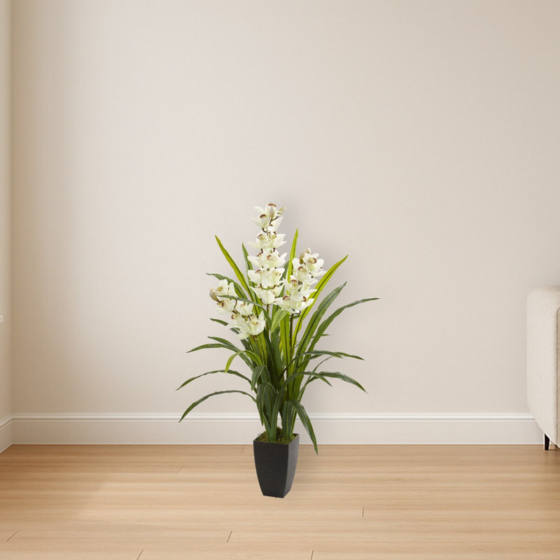 Orchidée cymbidium artificielle